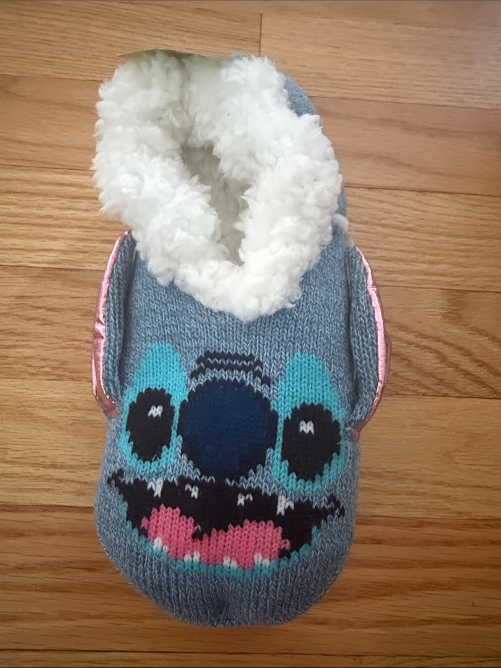 Stitch slipper socks - Fuzzy Lined